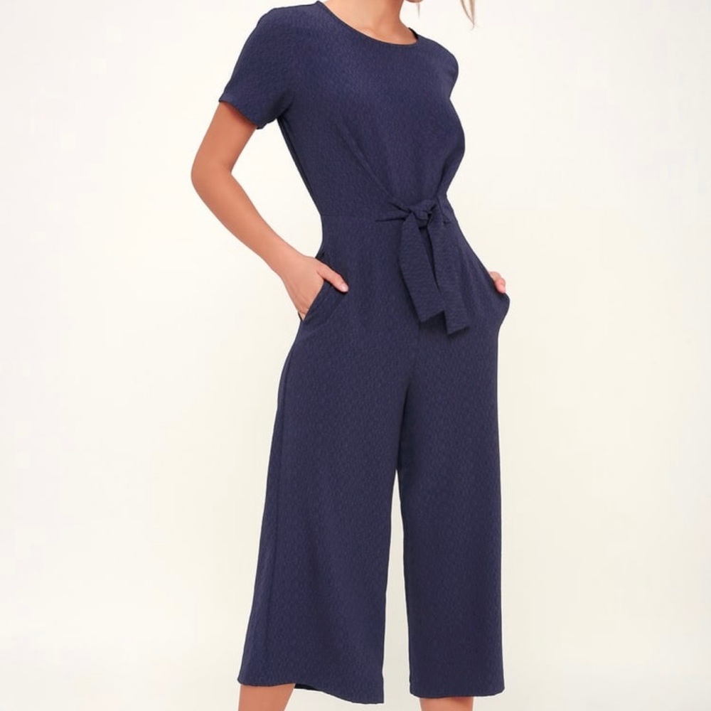 Lulu’s Navy Blue Jumpsuit